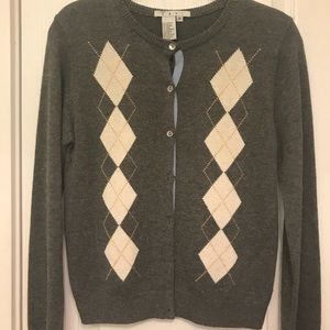 CABi argyle cardigan